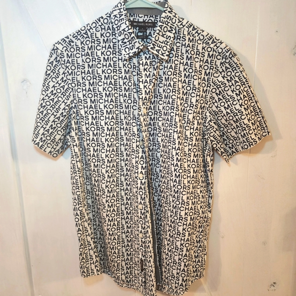 Michael Kors button down short sleeve